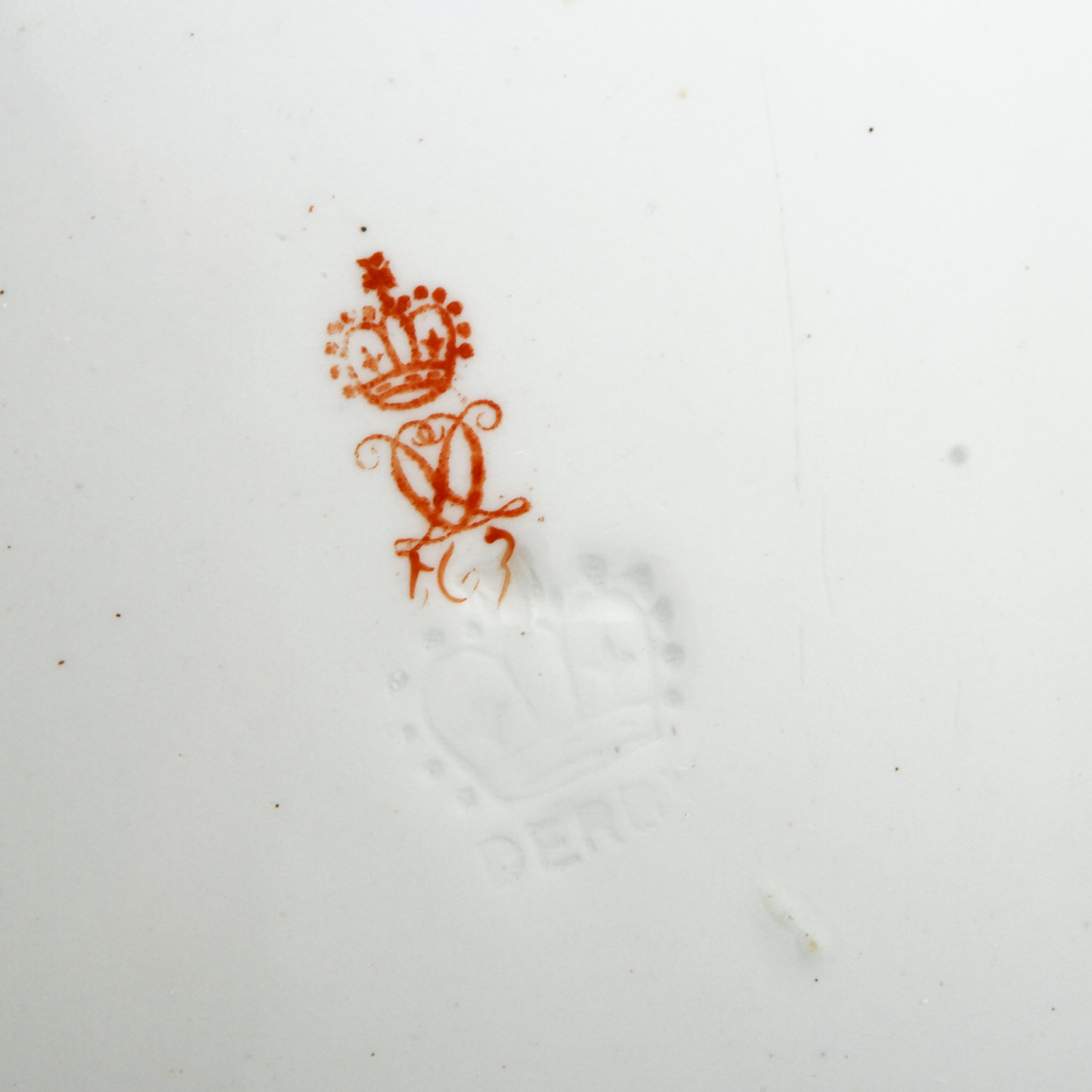 Antique Derby Imari Dinner Plates