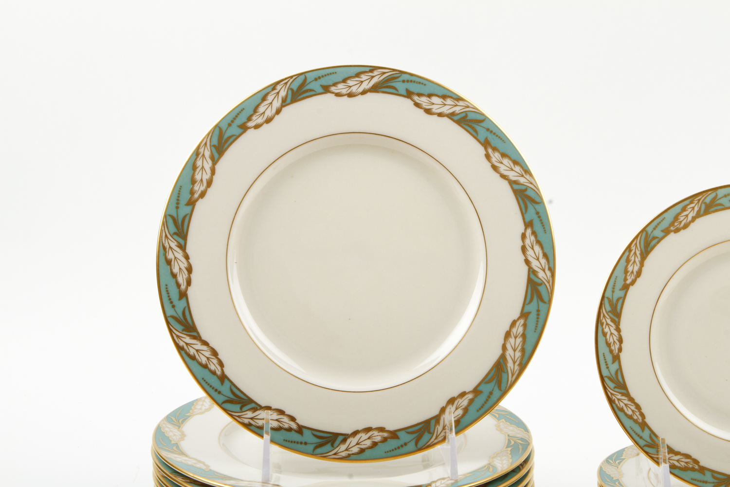 Vintage Lenox "Bellvue Sea Green" Fine China