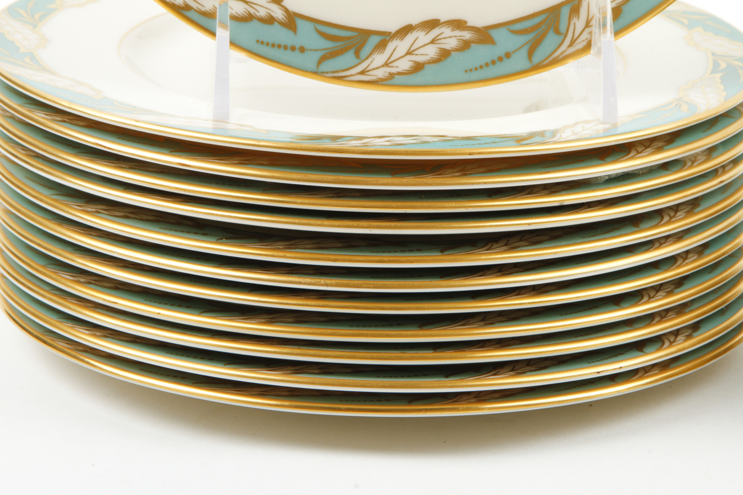 Vintage Lenox "Bellvue Sea Green" Fine China