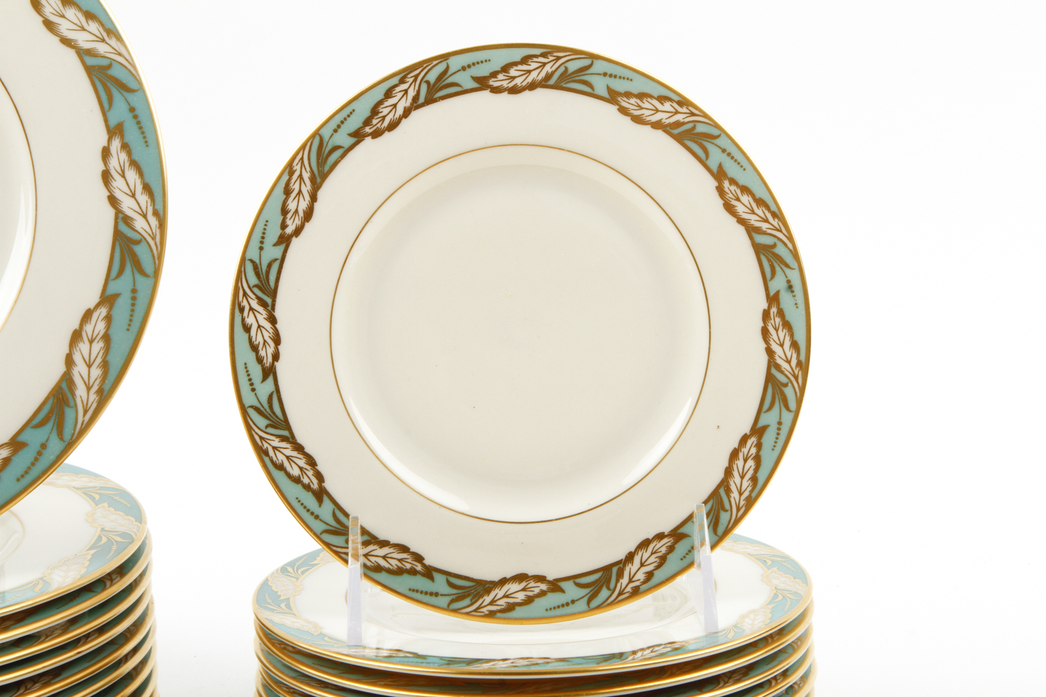 Vintage Lenox "Bellvue Sea Green" Fine China