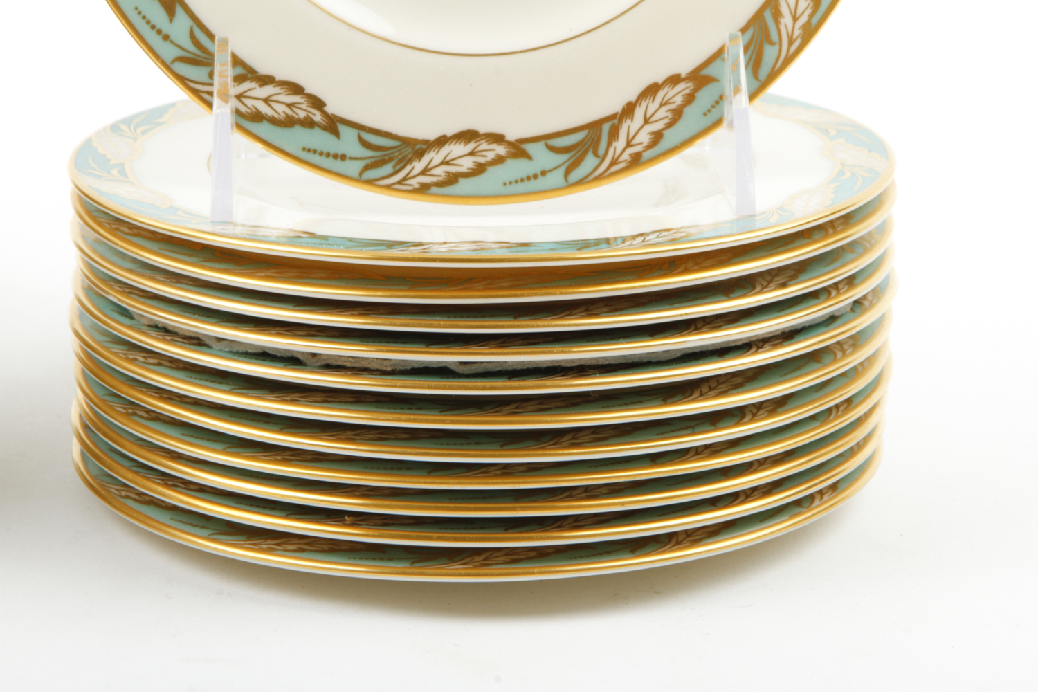 Vintage Lenox "Bellvue Sea Green" Fine China