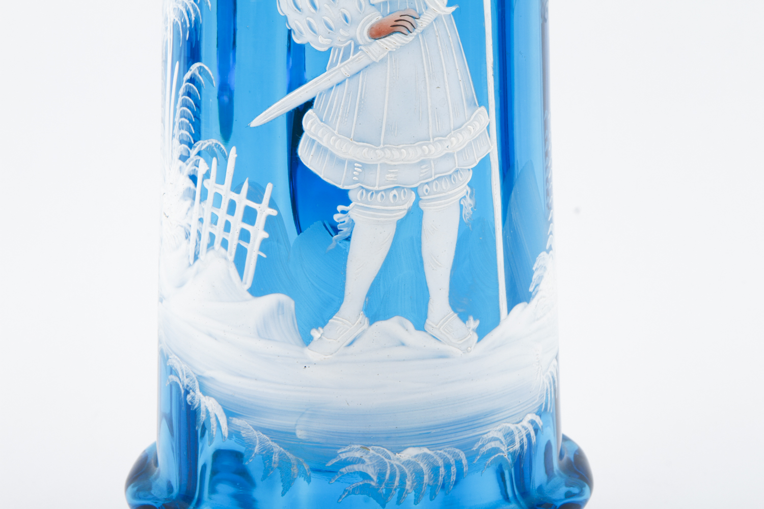 Mary Gregory Hand Painted Pitcher