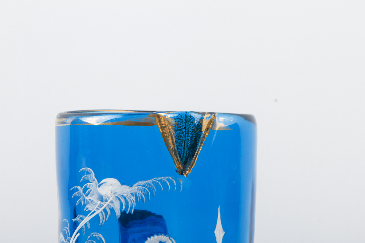 Mary Gregory Hand Painted Pitcher