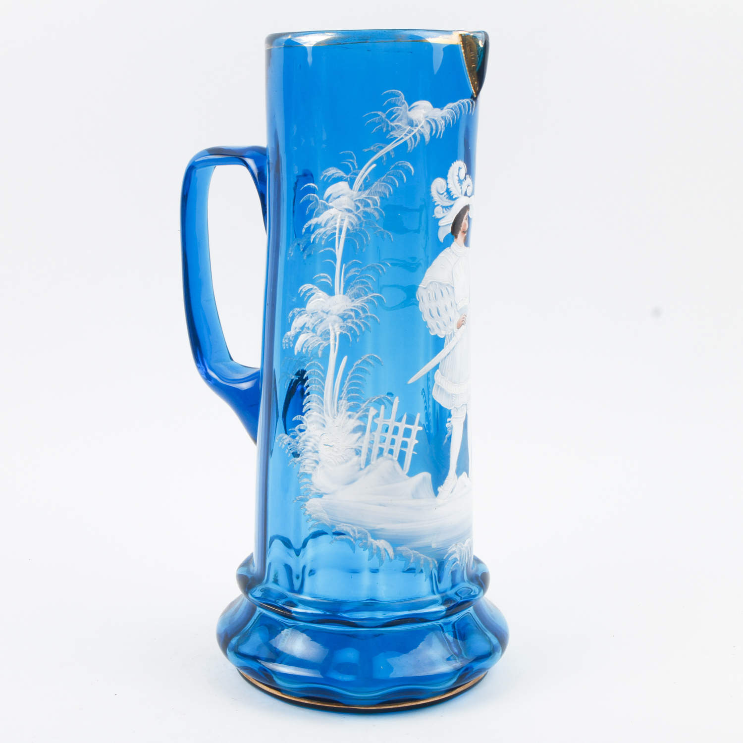 Mary Gregory Hand Painted Pitcher