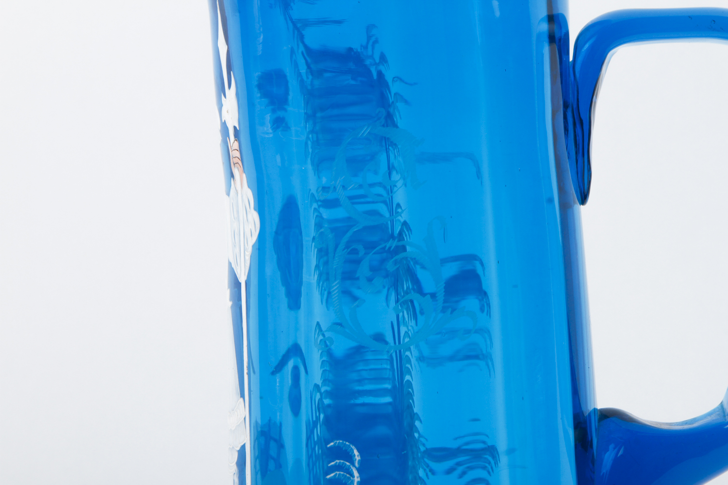 Mary Gregory Hand Painted Pitcher