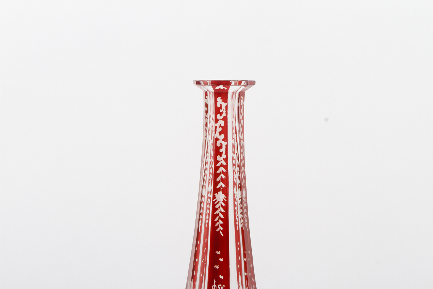 Antique Bohemian Glass Decanter