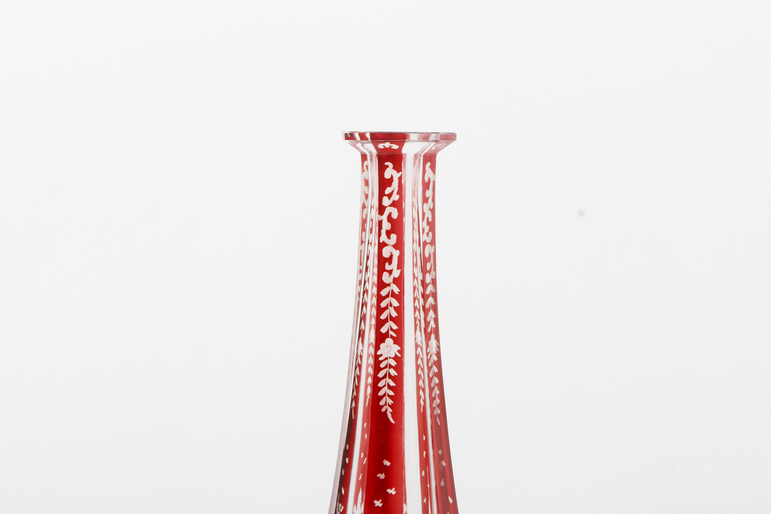 Antique Bohemian Glass Decanter