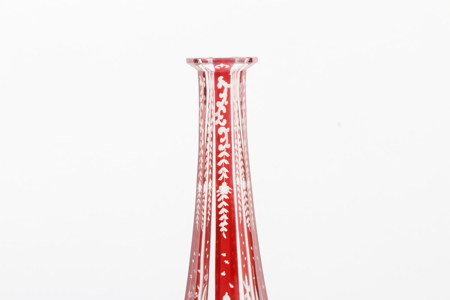 Antique Bohemian Glass Decanter