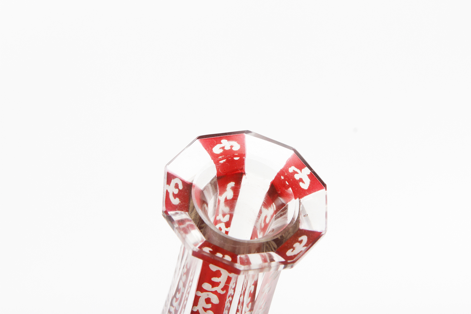 Antique Bohemian Glass Decanter