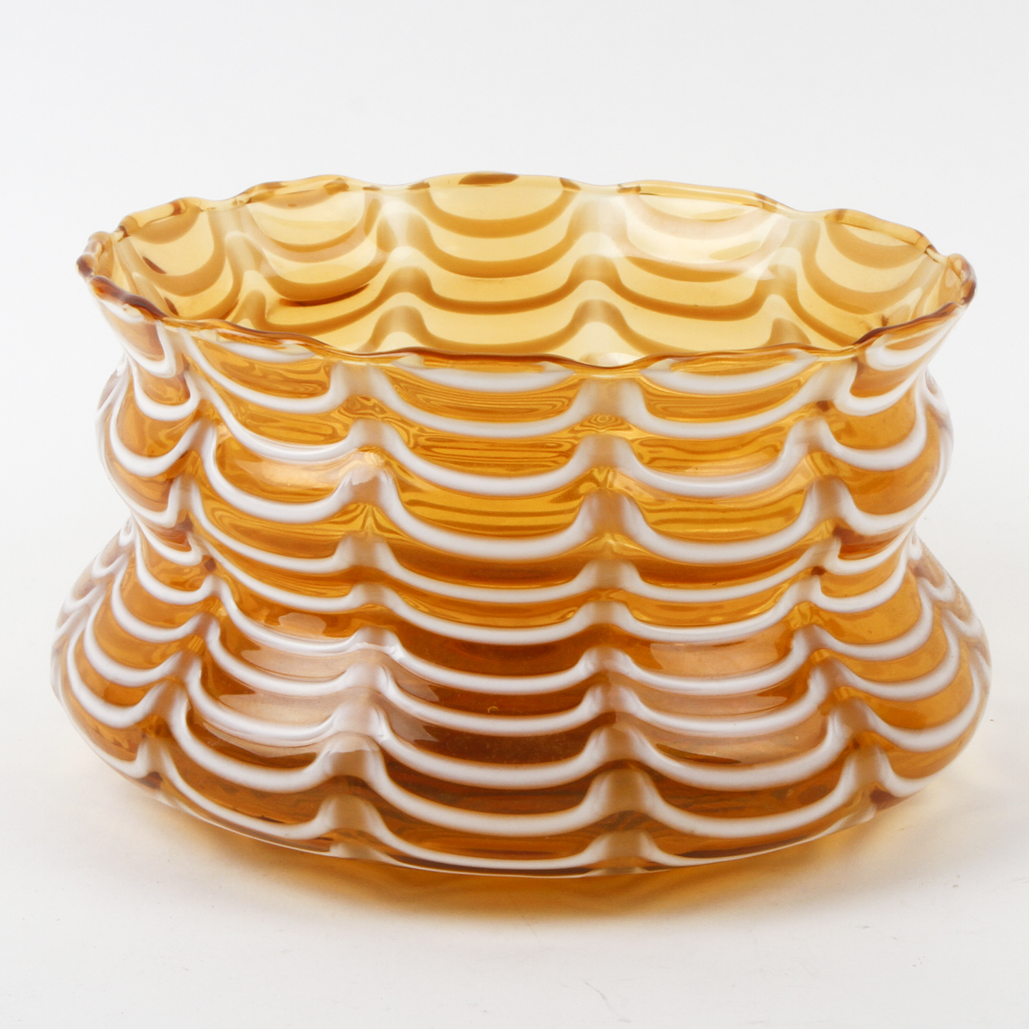 Hand Blown Art Glass Vase