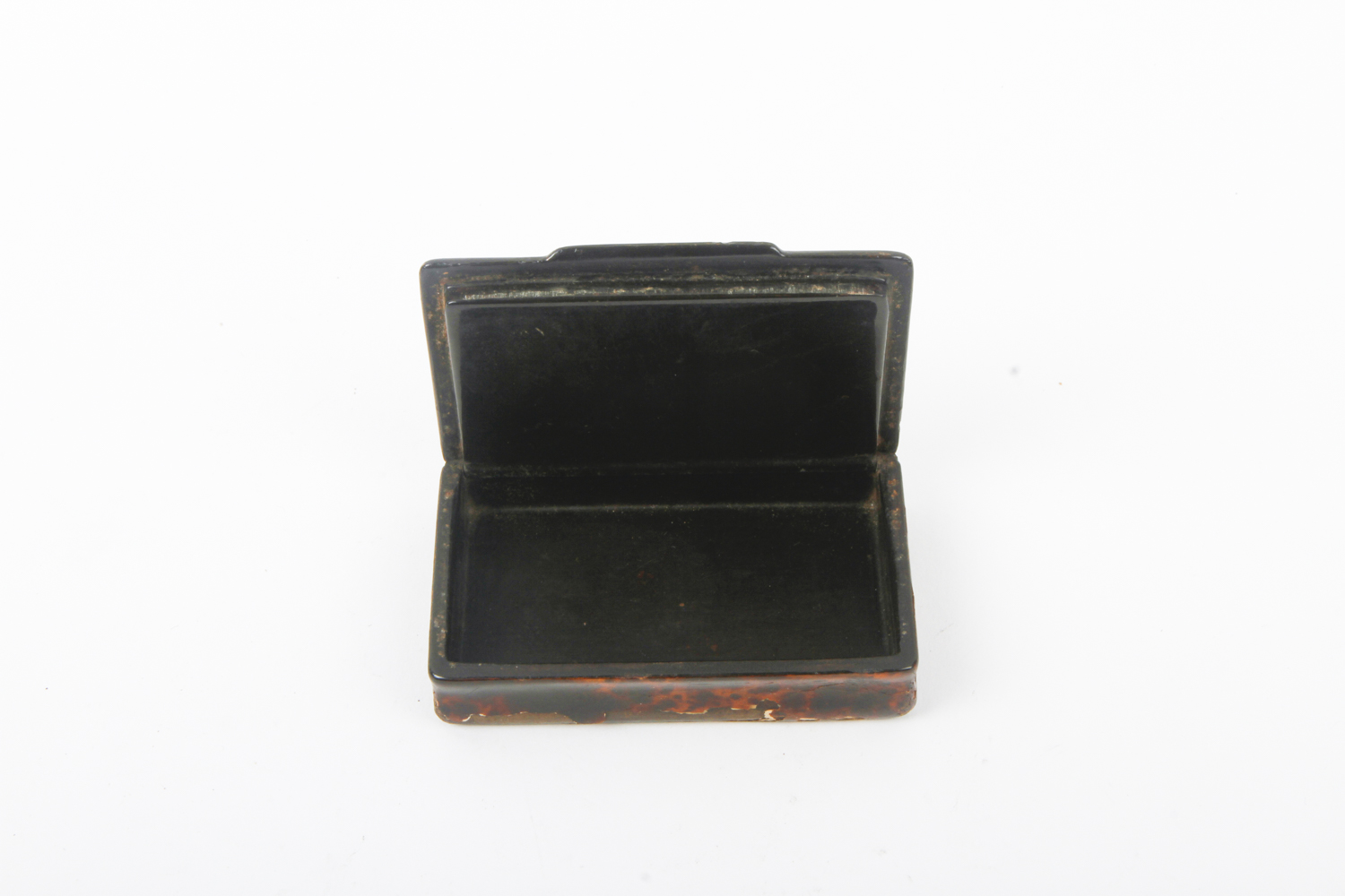 Tortoiseshell Hair Comb and Paper Mache Box