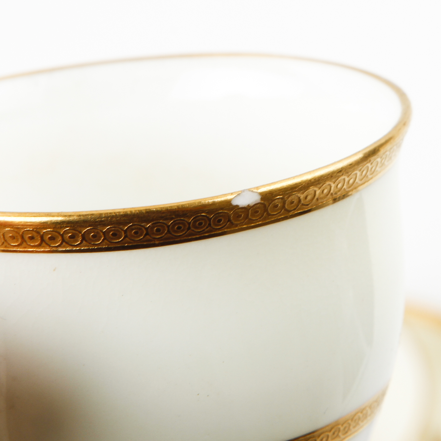 Collection of China Espresso Mugs Featuring Limoges