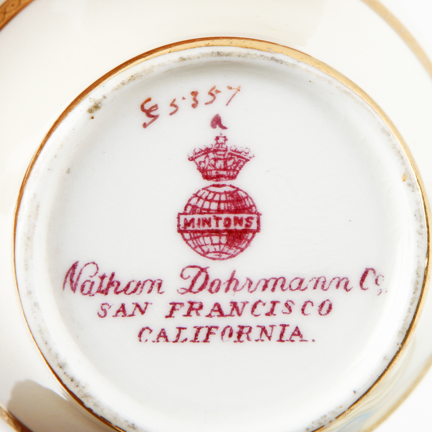 Collection of China Espresso Mugs Featuring Limoges