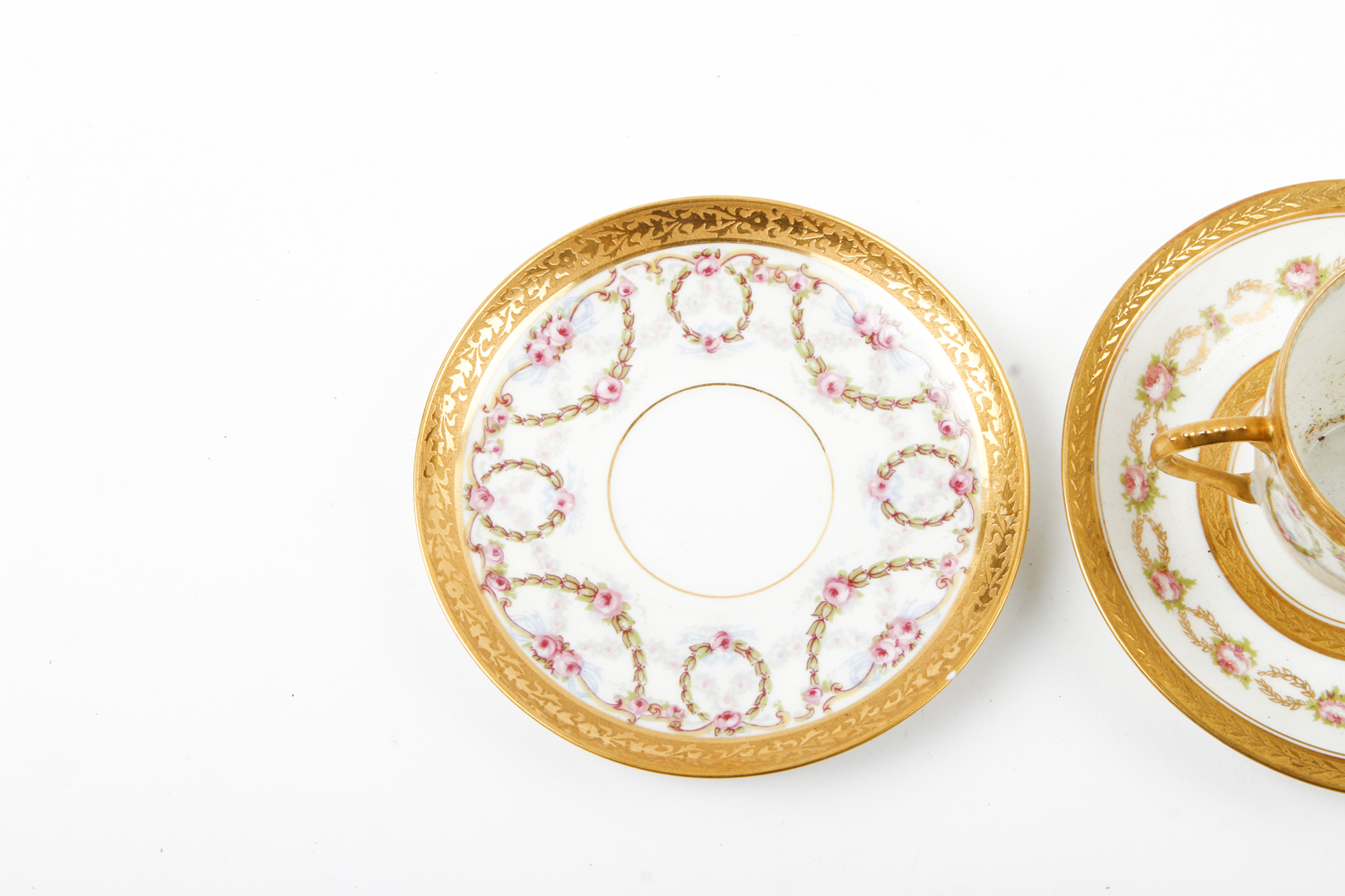 Collection of China Espresso Mugs Featuring Limoges