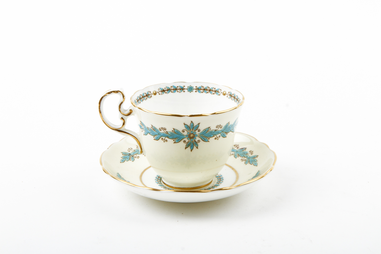 Collection of China Espresso Mugs Featuring Limoges