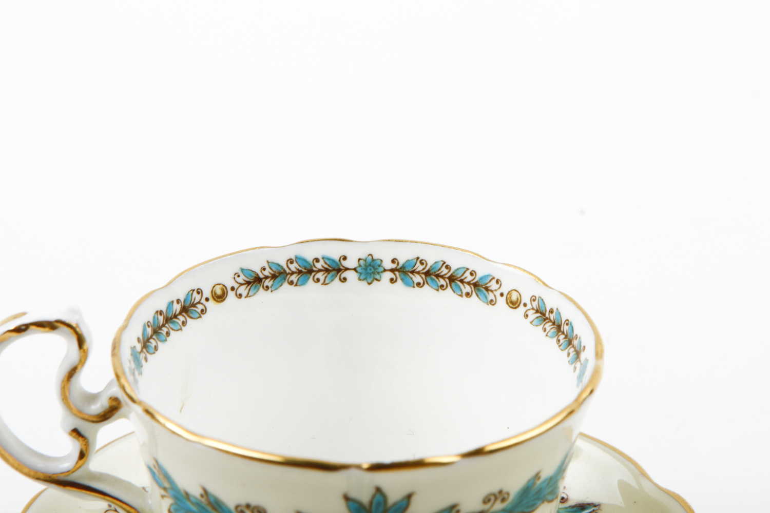 Collection of China Espresso Mugs Featuring Limoges