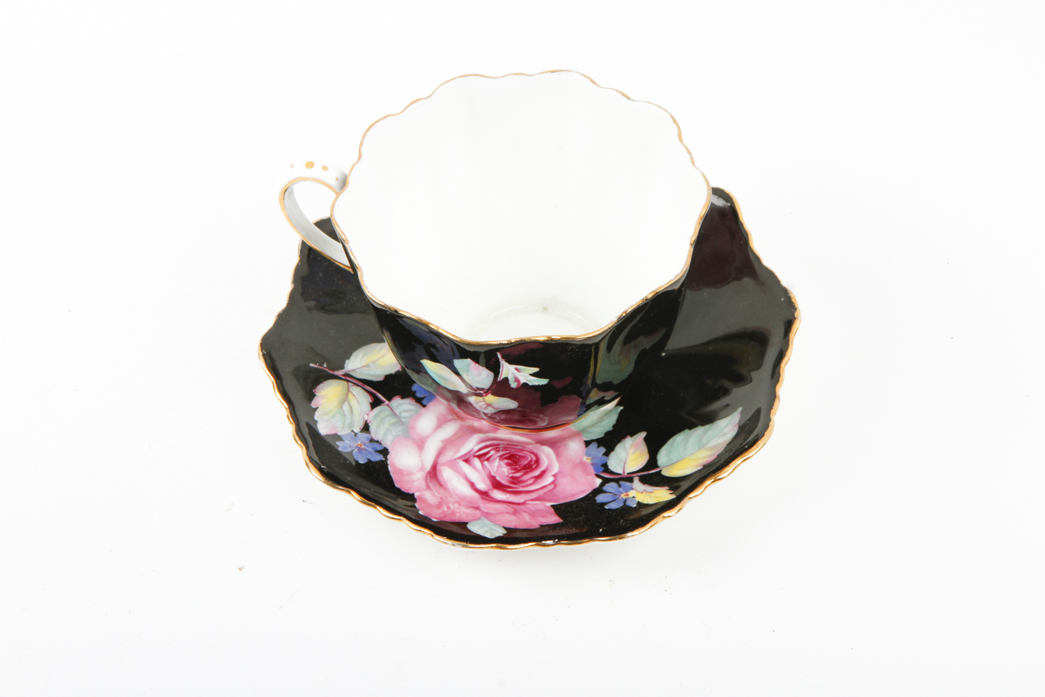 Collection of Bone China Teacups and Saucers