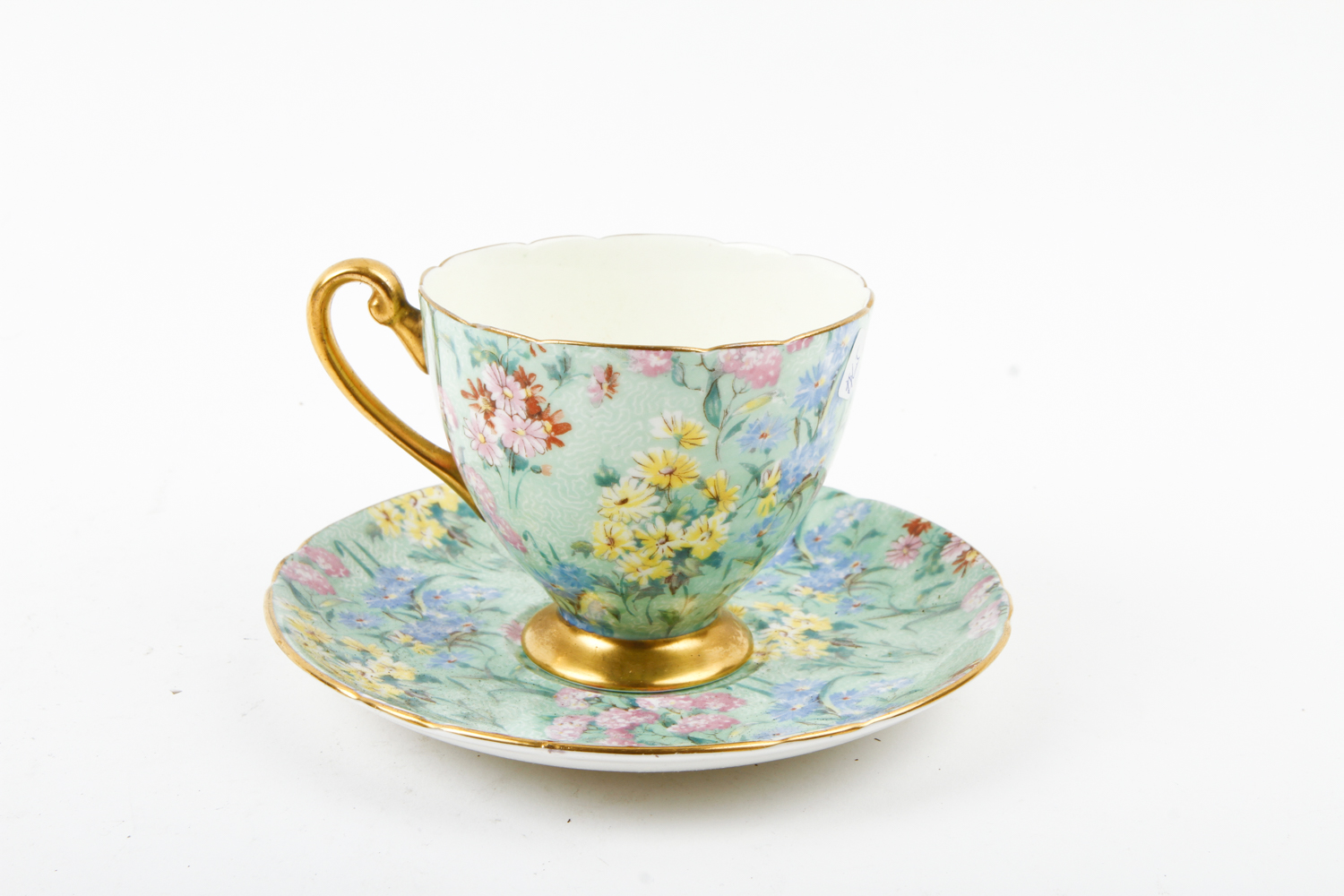 Collection of Bone China Teacups and Saucers