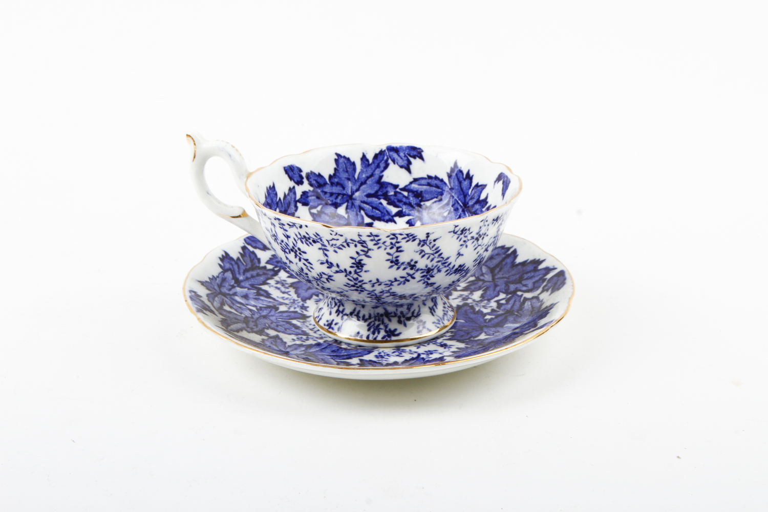 Collection of Bone China Teacups and Saucers