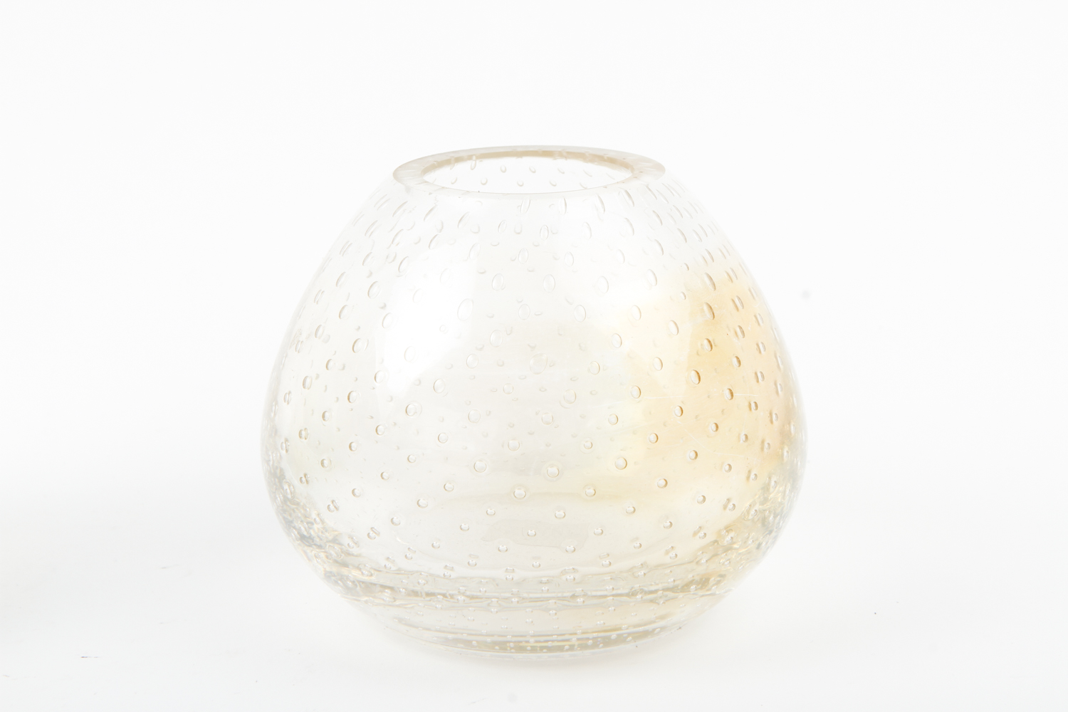 Glass Vases Featuring Murano and a Glass Table Lighter