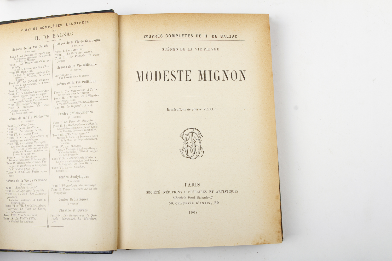 Collection of Vintage Leather Bound Books