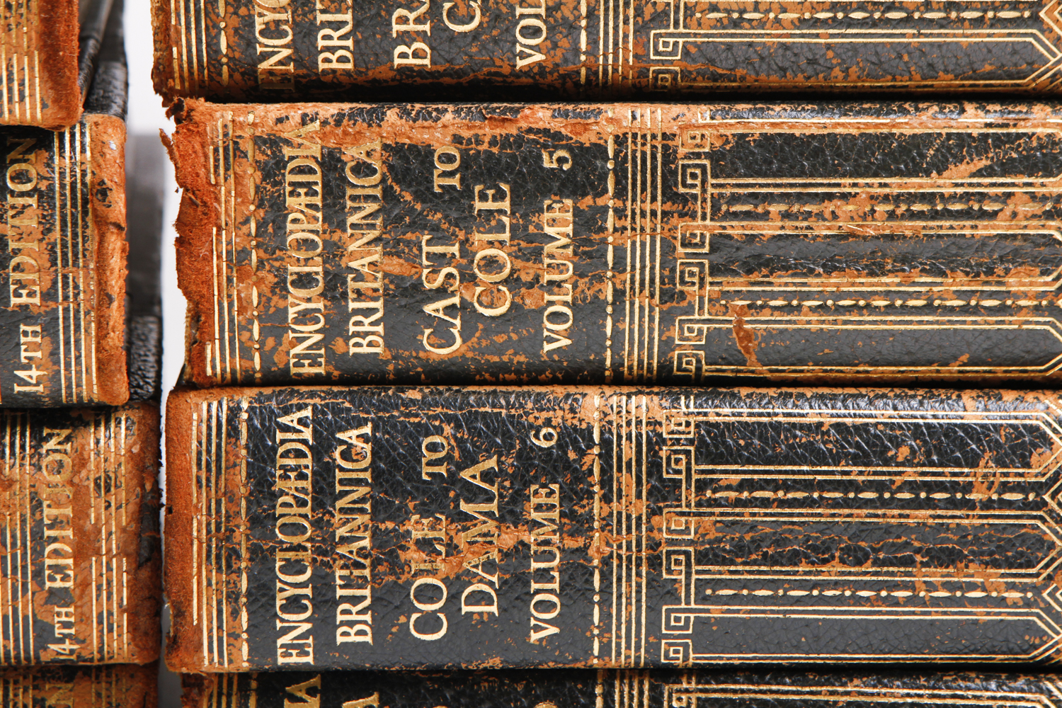 Volumes From "The Encyclopedia Britannica" Fourteenth Edition