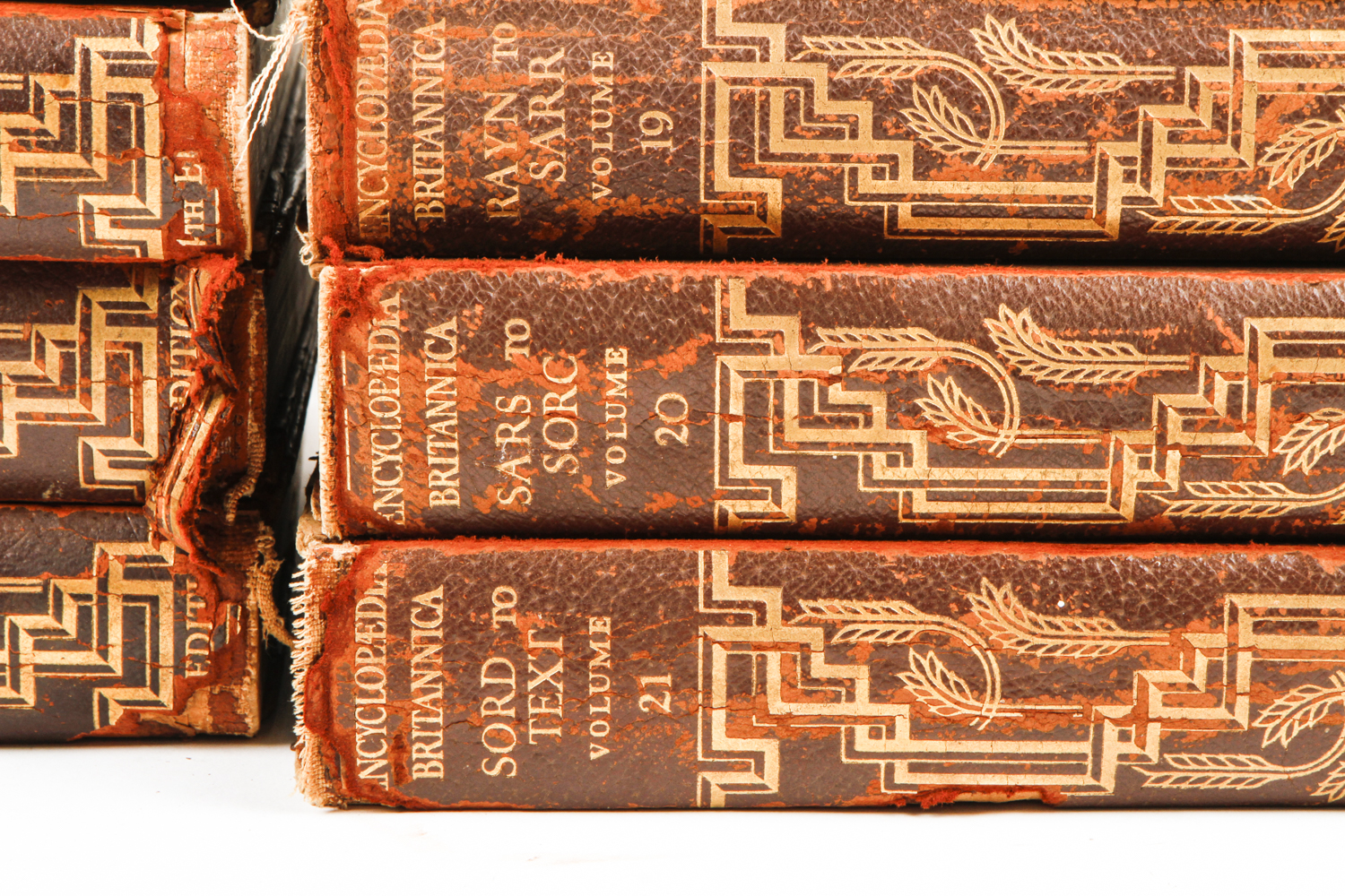 Selection of "Encyclopedia Britannica" 14th Edition Volumes