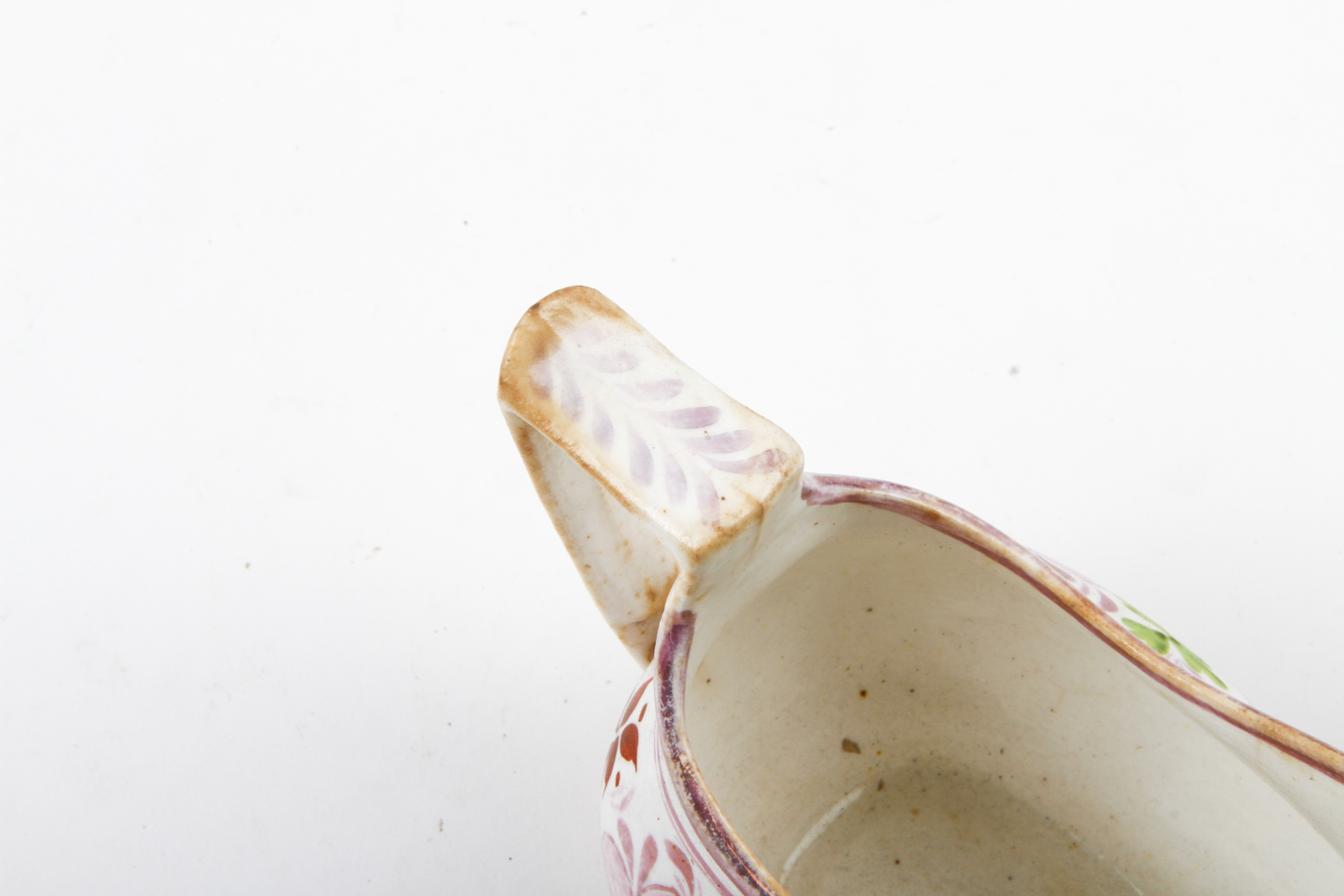 Collection of Antique English Pink Lustreware Tea Cups and Dishes