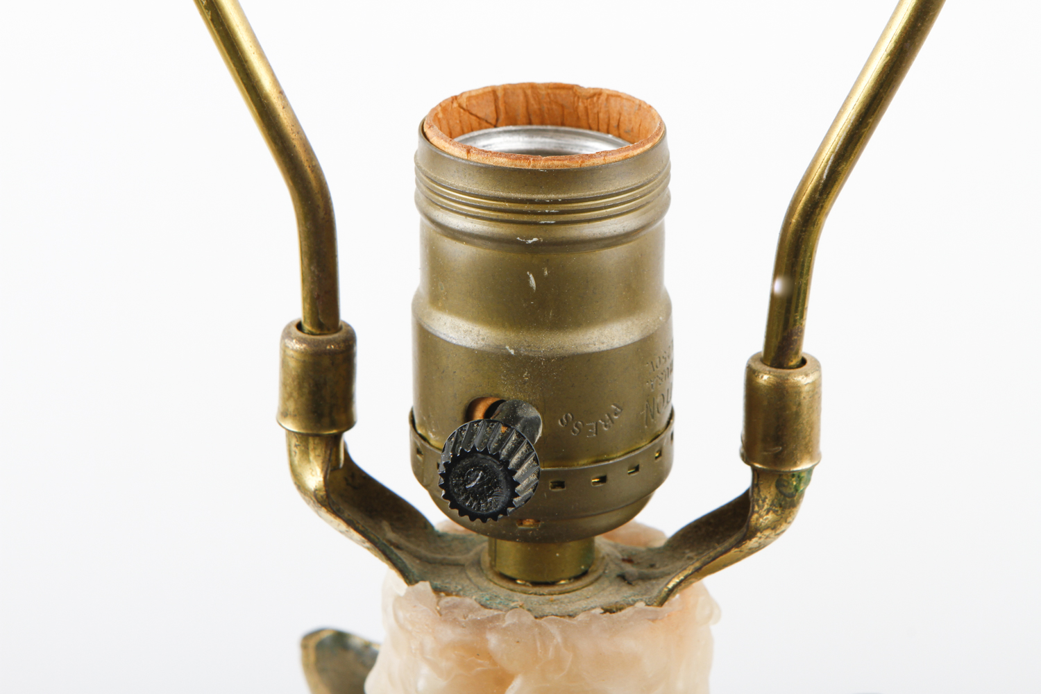 19th Century Brass Pricket Candlestick Repurposed Into a Table Lamp