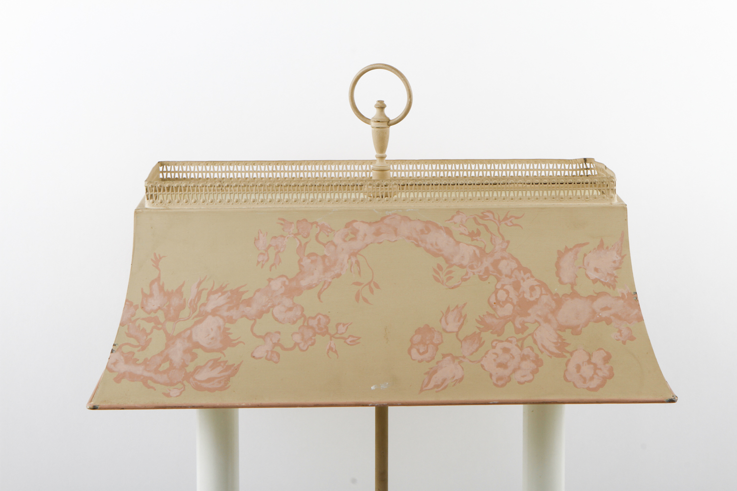 Hand Painted Hollywood Regency Tole Table Lamp