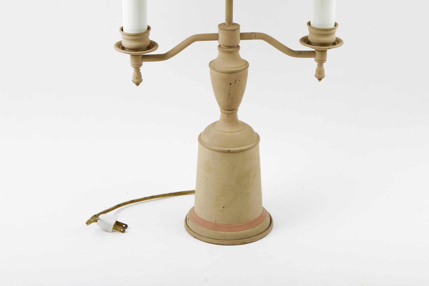 Hand Painted Hollywood Regency Tole Table Lamp