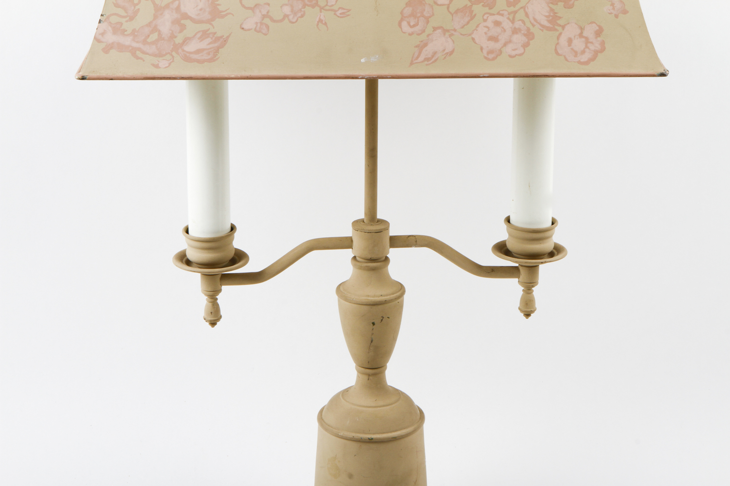 Hand Painted Hollywood Regency Tole Table Lamp