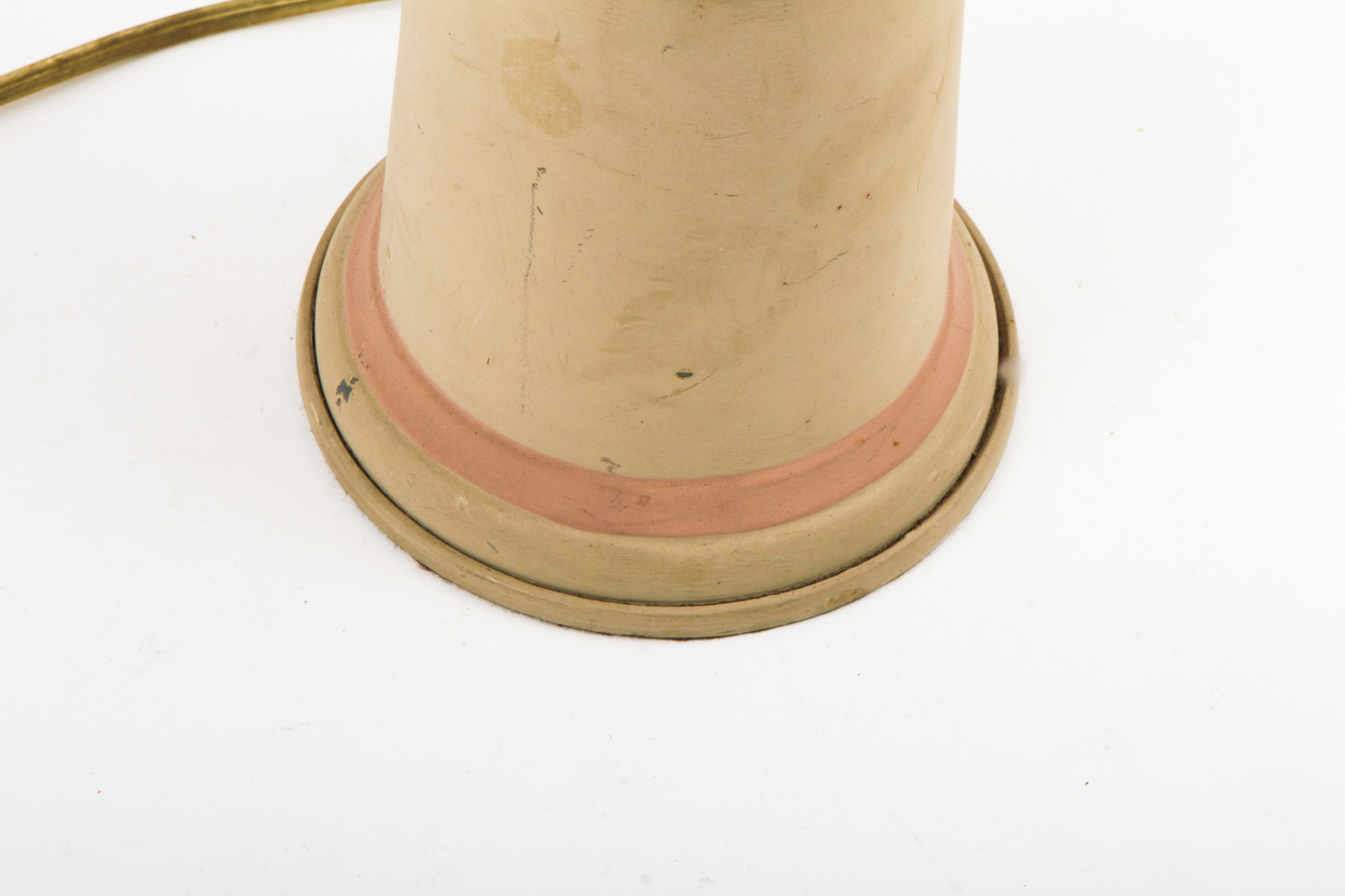 Hand Painted Hollywood Regency Tole Table Lamp