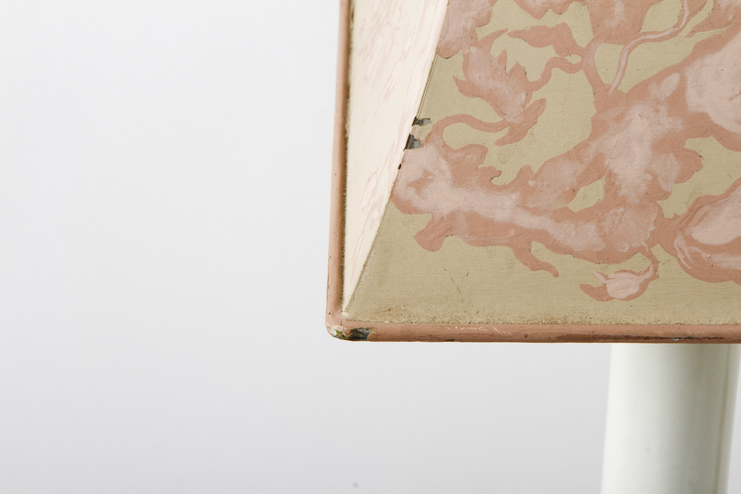 Hand Painted Hollywood Regency Tole Table Lamp