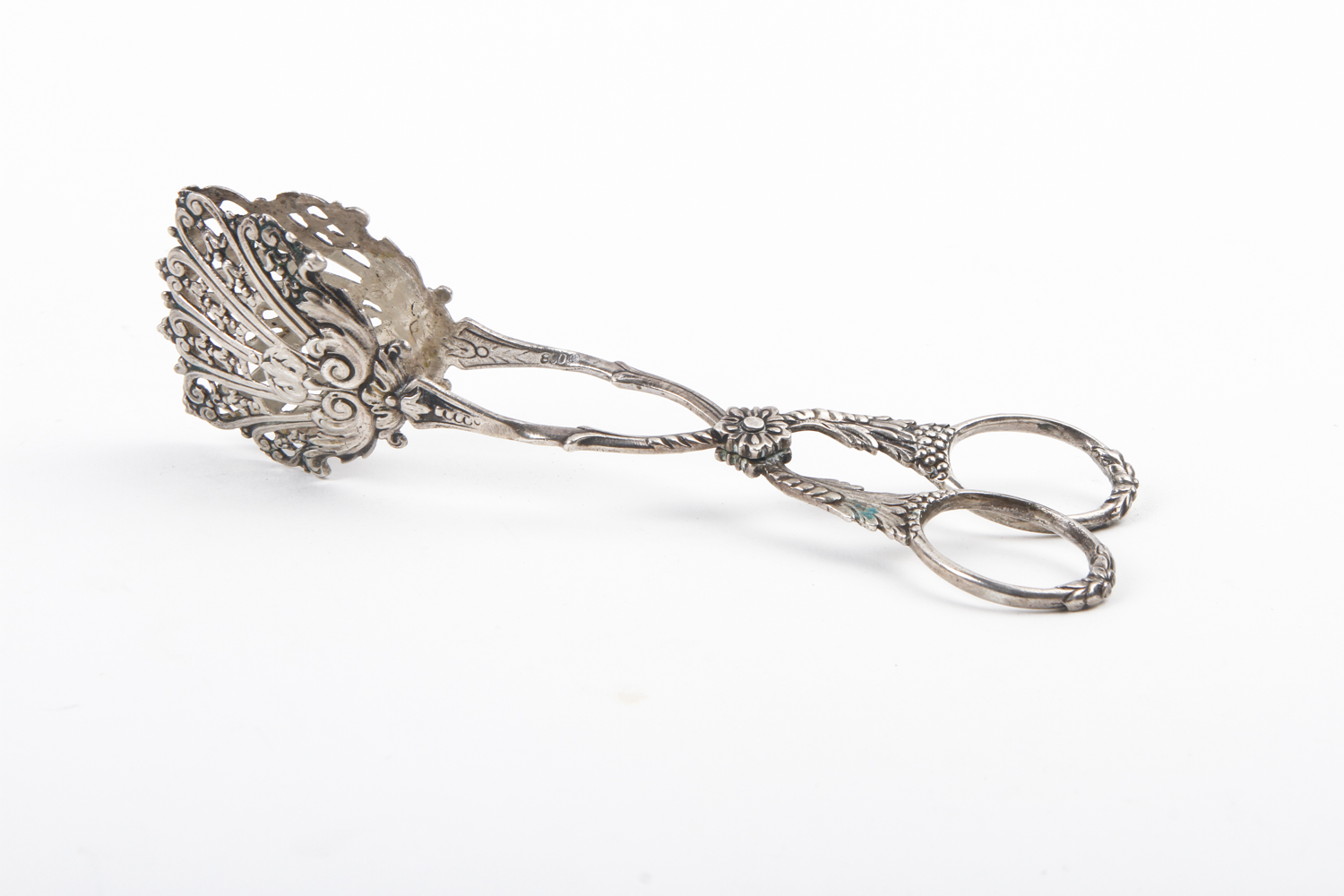 Collection of 800 Silver Tongs and Serving Utensils