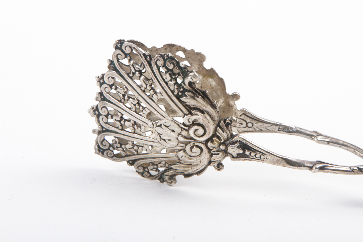 Collection of 800 Silver Tongs and Serving Utensils