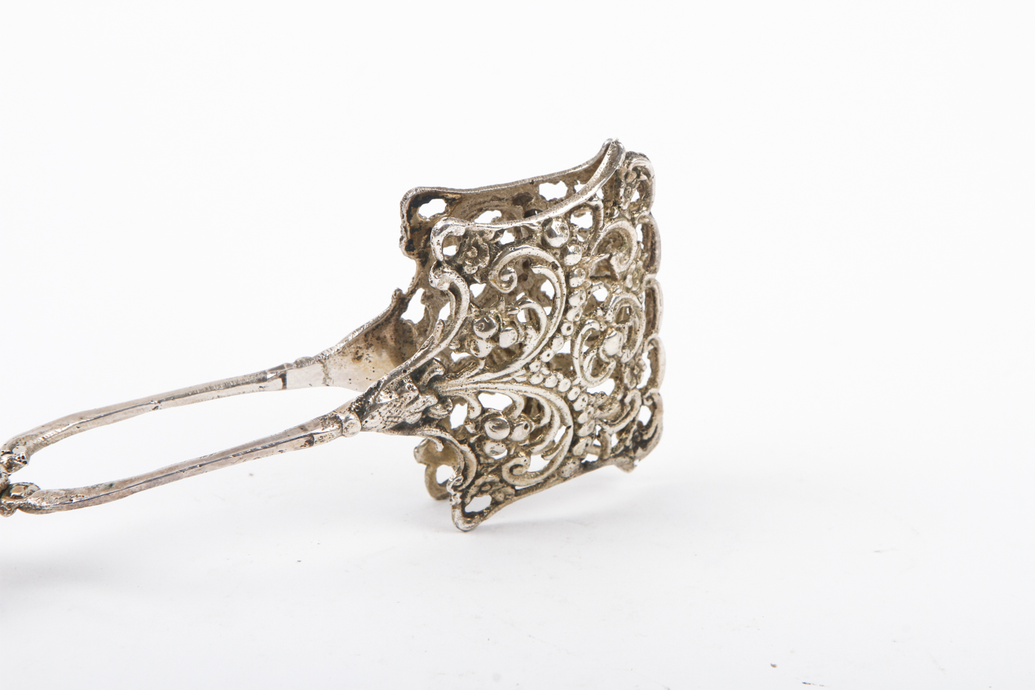 Collection of 800 Silver Tongs and Serving Utensils