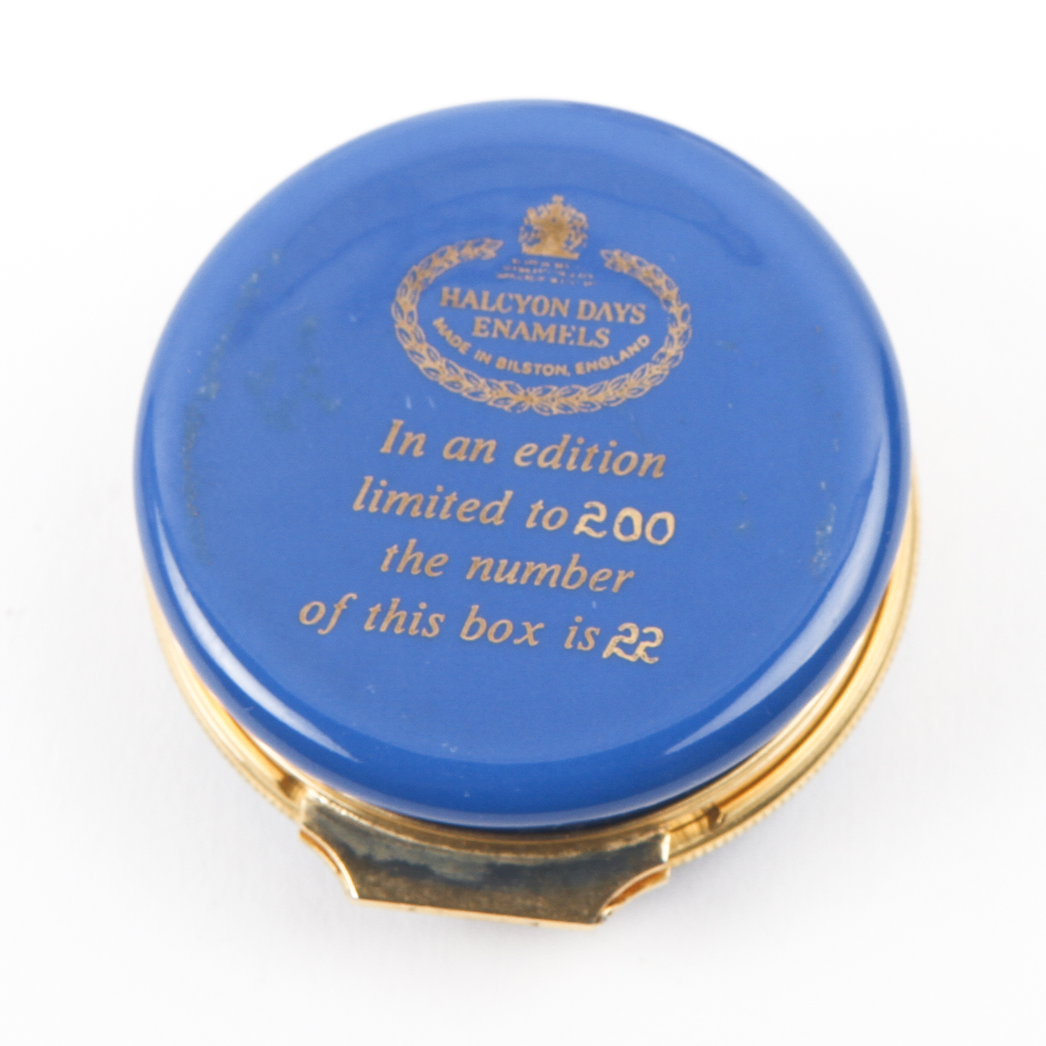 Four Enamel Trinket Boxes