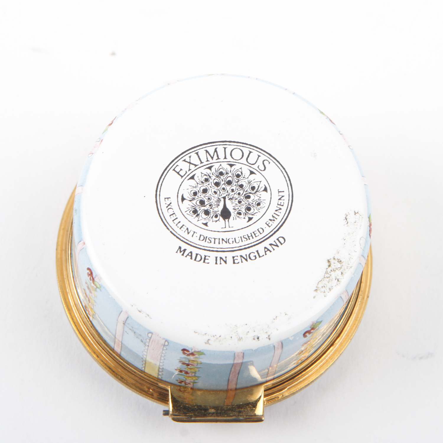 Four Enamel Trinket Boxes