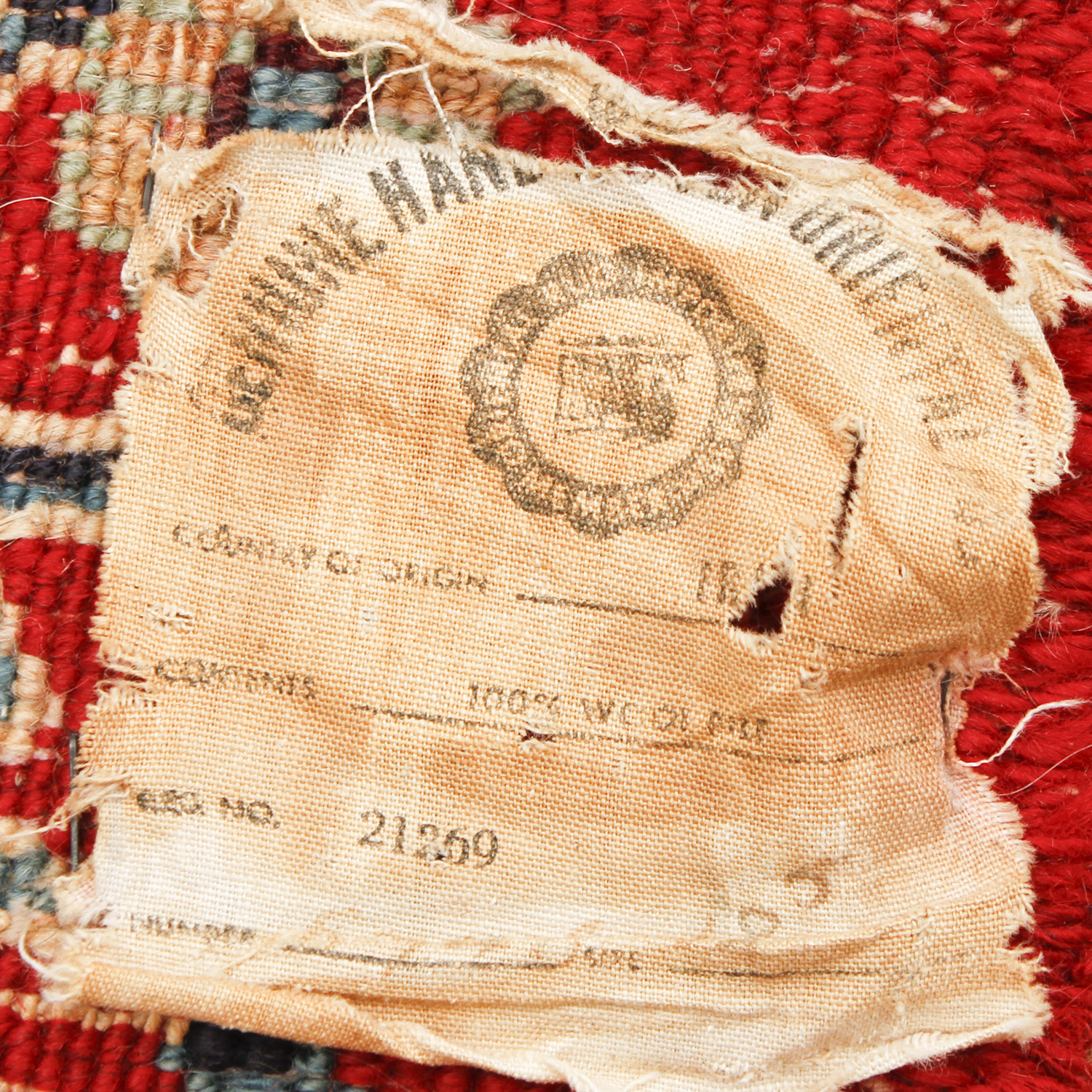 Hand-Knotted Wool Kerman Area Rug