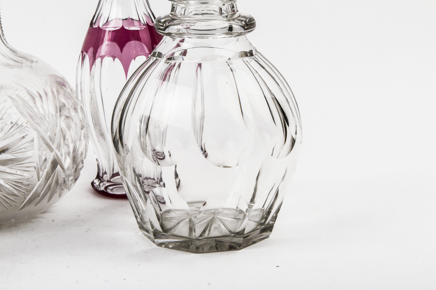 Assortment of Glass Decanters