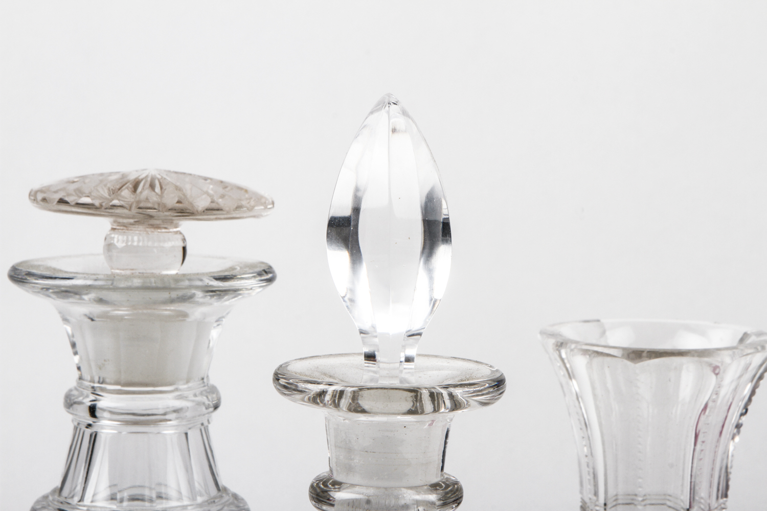 Assortment of Glass Decanters