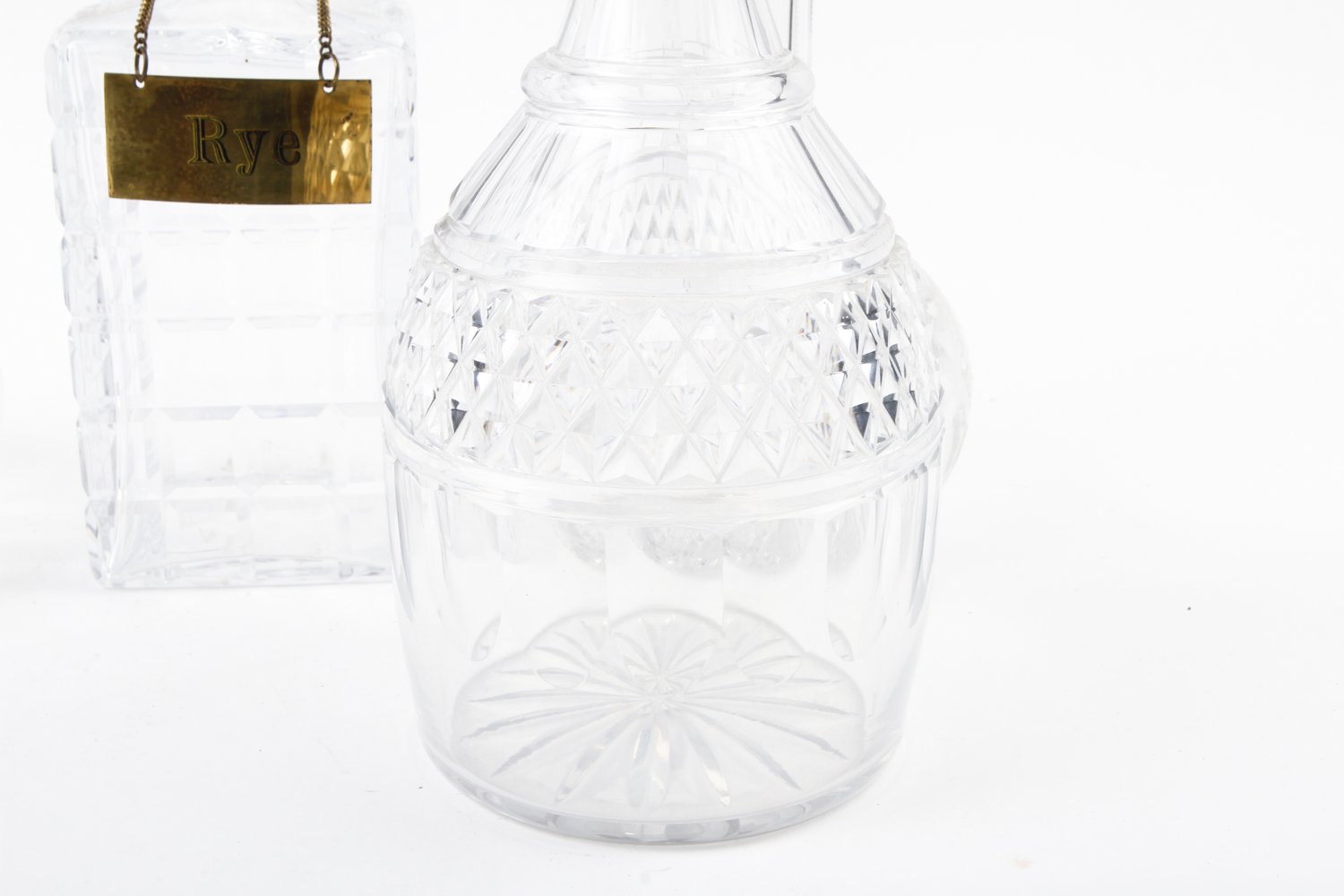 Collection of Cut Glass Liquor Decanters