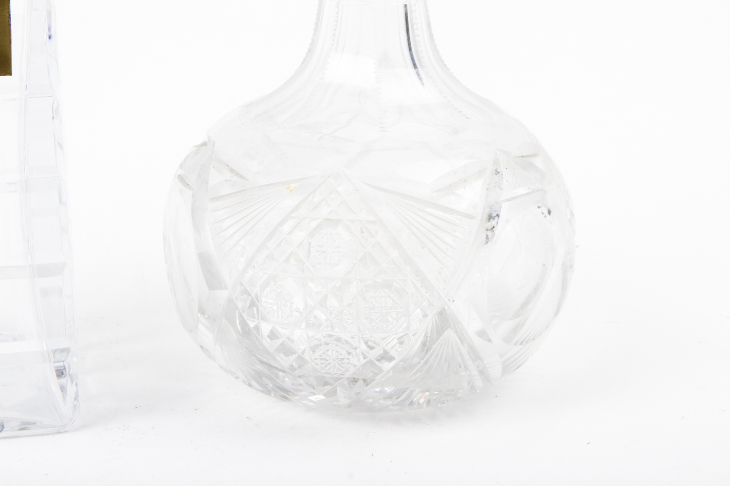 Collection of Cut Glass Liquor Decanters