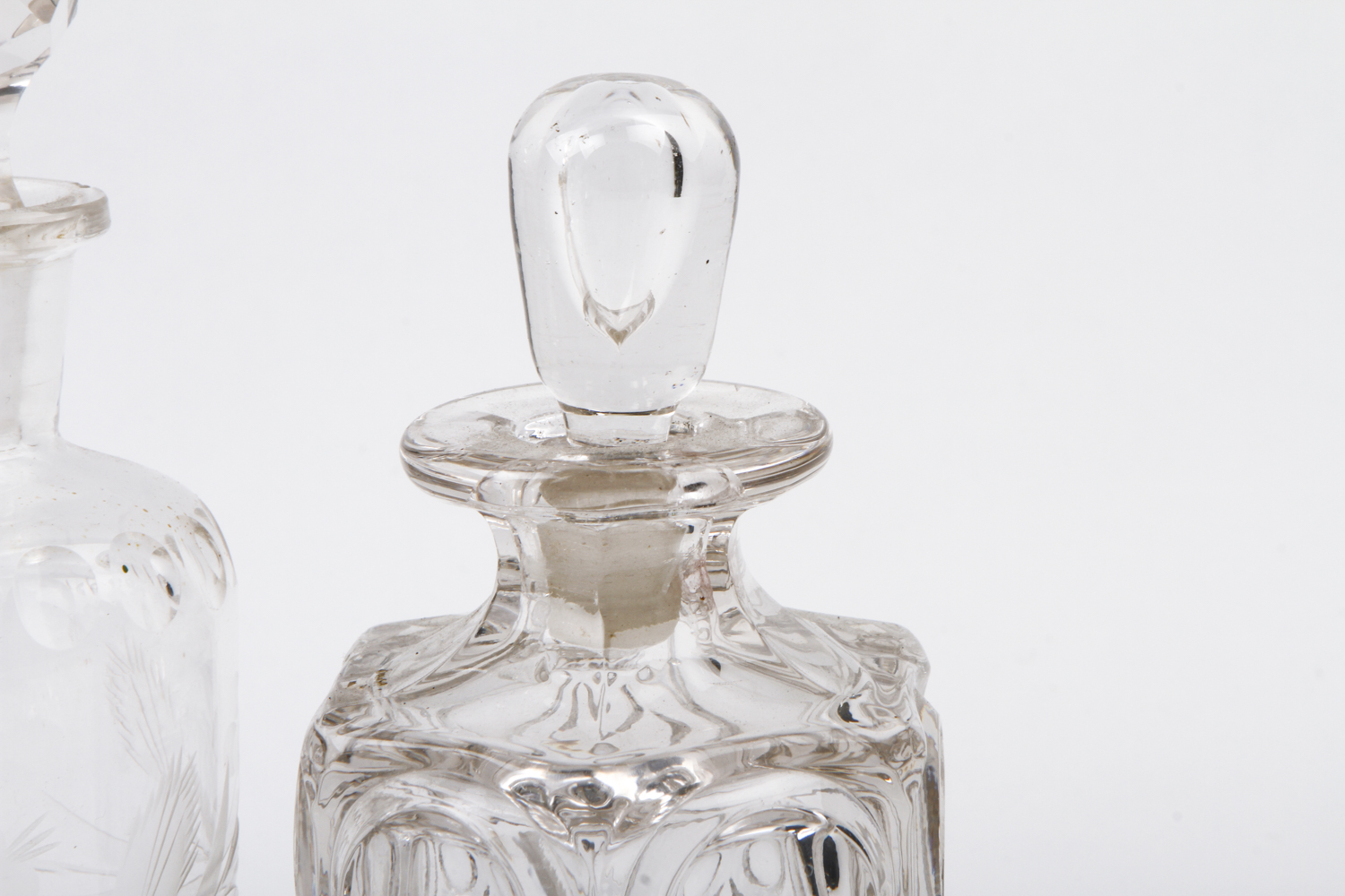 Antique Cut Glass Perfume Bottles and Cruets