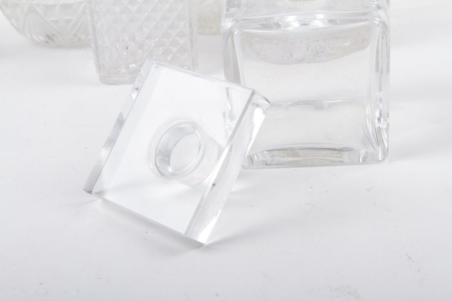 Antique Cut Glass Perfume Bottles and Cruets