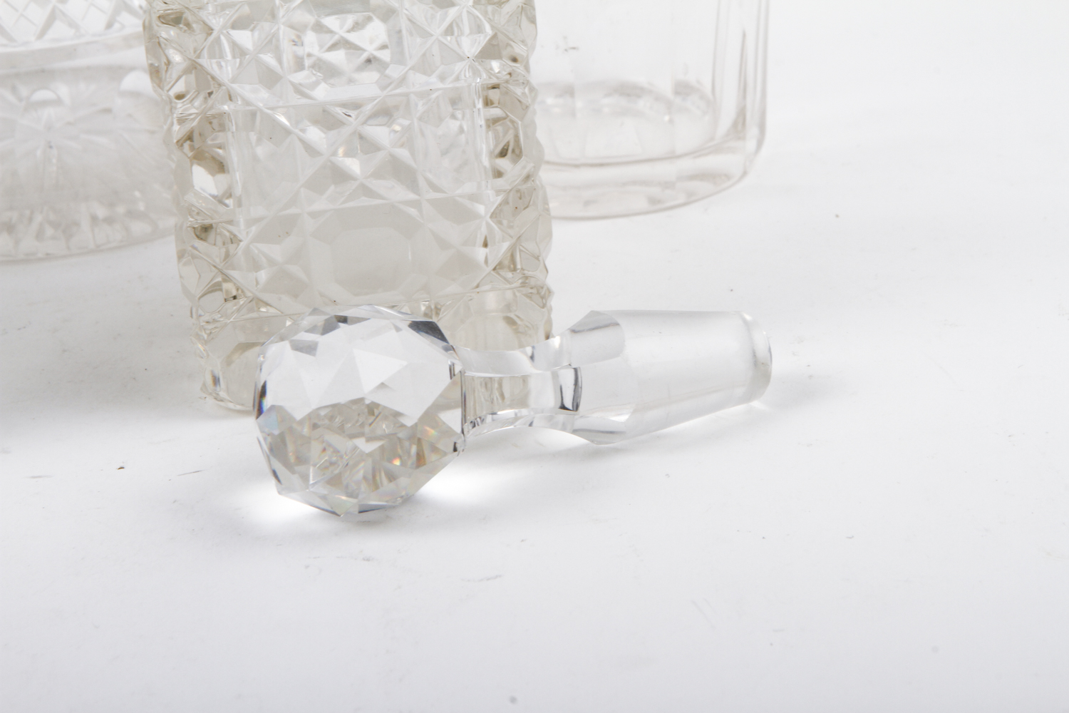 Antique Cut Glass Perfume Bottles and Cruets