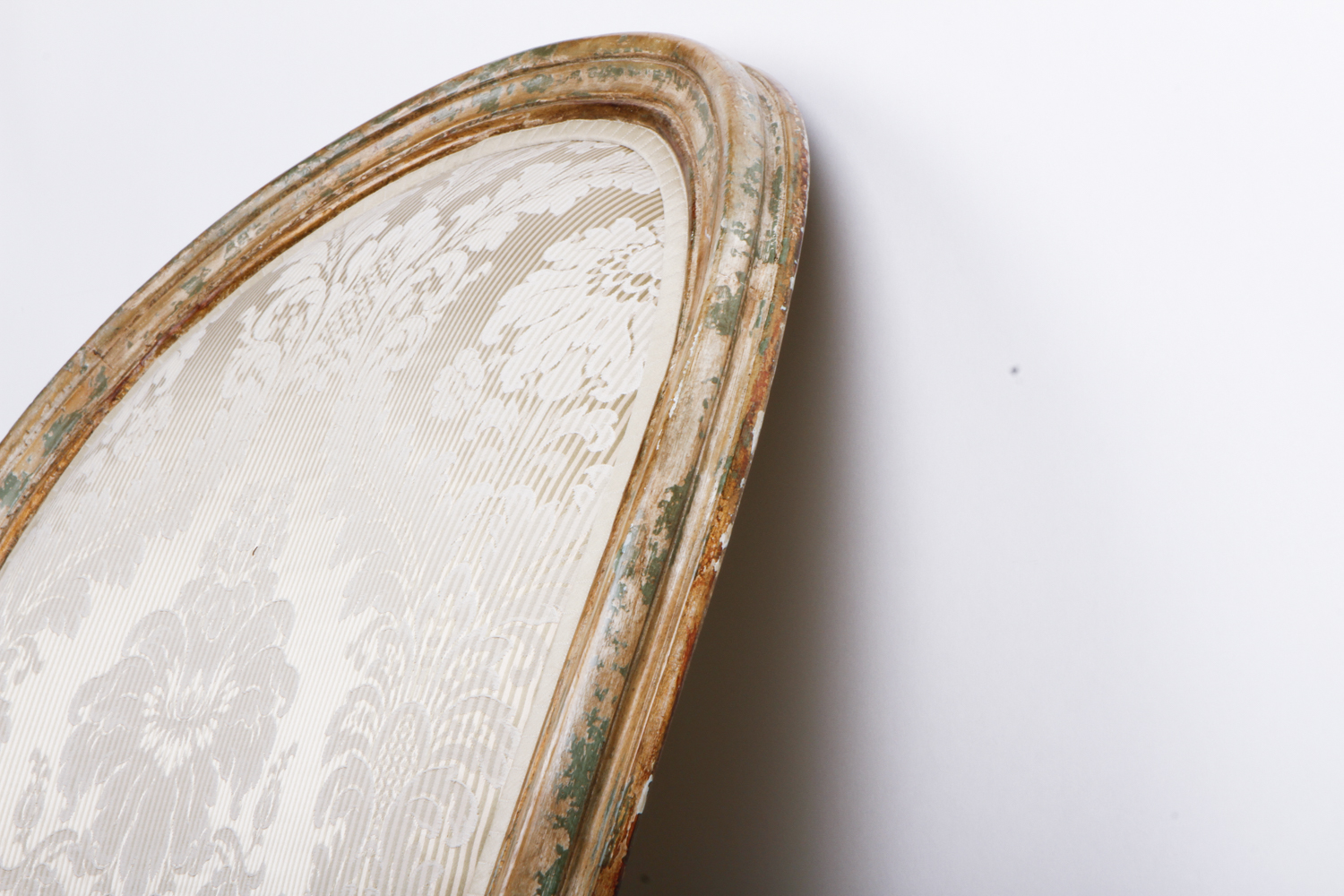 Louis XVI Style Balloon Back Armchair by Nancy Corzine