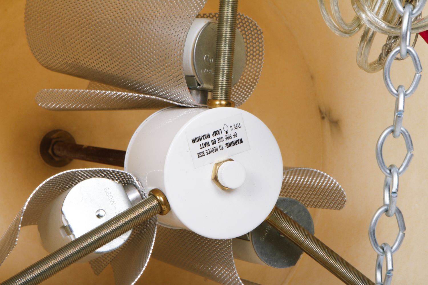 Genuine Alabaster Pendant Chandelier by Chapman