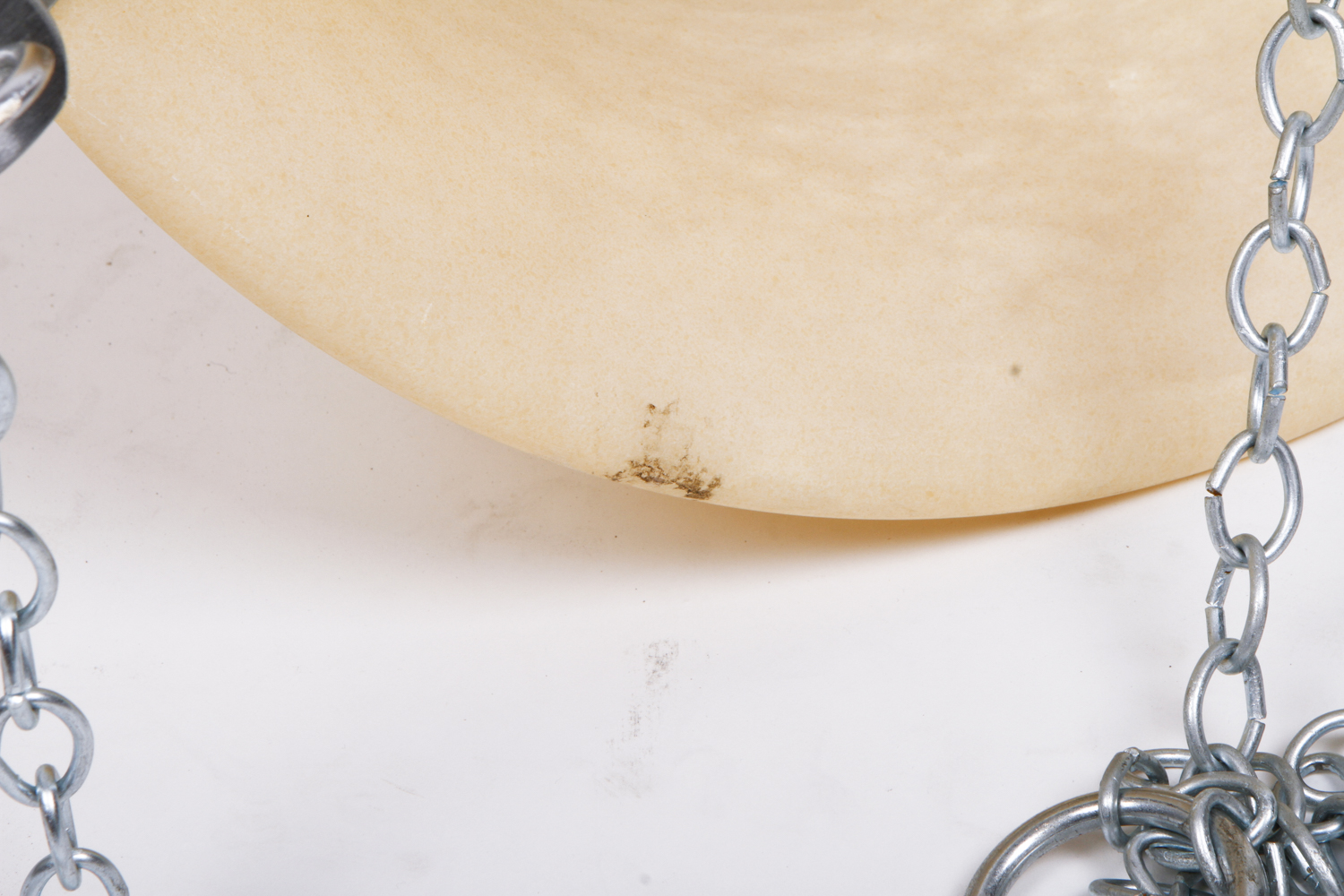 Genuine Alabaster Pendant Chandelier by Chapman